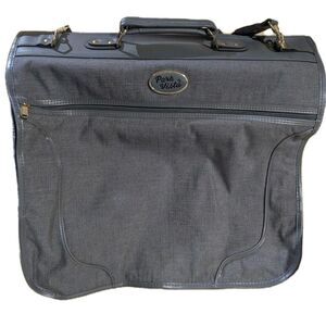 Park Vista Vintage Expanding Garment Bag - 40" - 4 Pocket & 2 Hanger - EUC